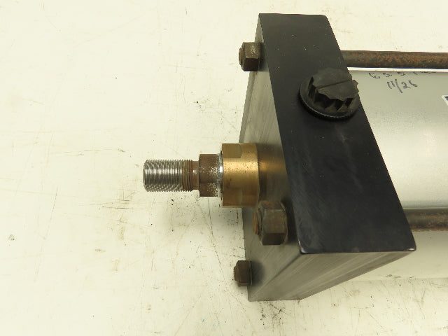 Parker 4MA Series Pneumatic Air Cylinder 6" Bore 5" Stroke 250 PSI Trunnion Mt