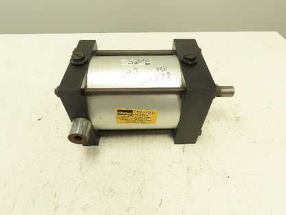 Parker 4MA Series Pneumatic Air Cylinder 6" Bore 5" Stroke 250 PSI Trunnion Mt