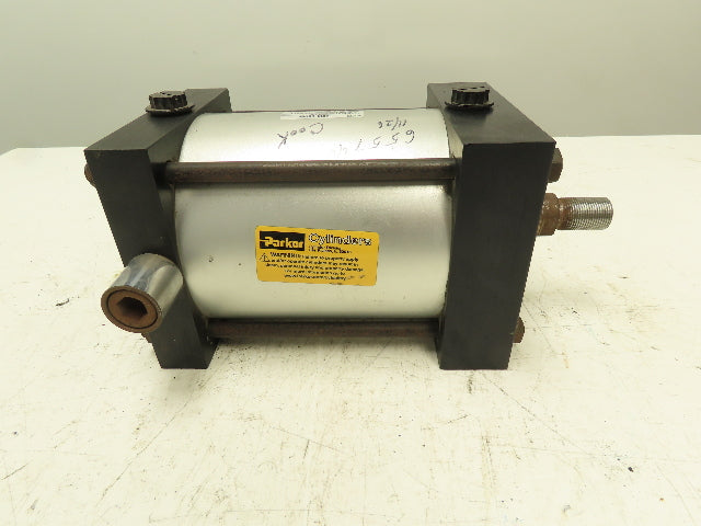 Parker 4MA Series Pneumatic Air Cylinder 6" Bore 5" Stroke 250 PSI Trunnion Mt