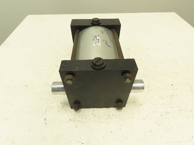 Parker 4MA Series Pneumatic Air Cylinder 6" Bore 5" Stroke 250 PSI Trunnion Mt