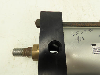 Parker 4MA Series Pneumatic Air Cylinder 6" Bore 5" Stroke 250 PSI Trunnion Mt