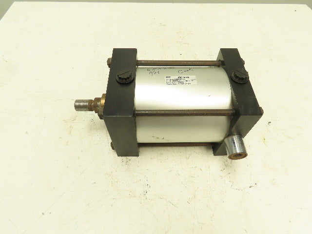 Parker 4MA Series Pneumatic Air Cylinder 6" Bore 5" Stroke 250 PSI Trunnion Mt