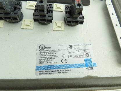 Rittal AE1380500 Electrical Enclosure Control Panel 380 x 380 x 210 mm IP66