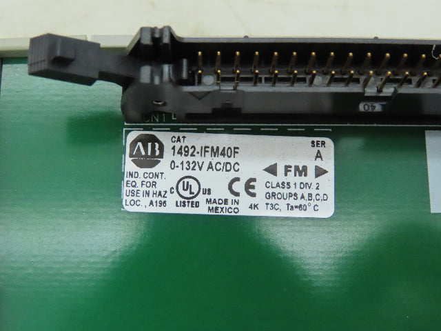 Allen Bradley 1492-IFM40F Digital Interface Module Ser A 132V AC/DC Max Lot of 2