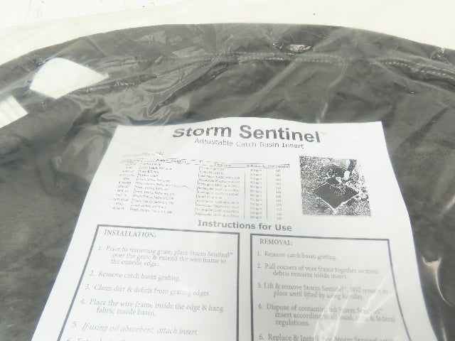 Enpac 4340-EN Storm Sentinel Catch Basin Insert Black 500 GPM Lot of 3