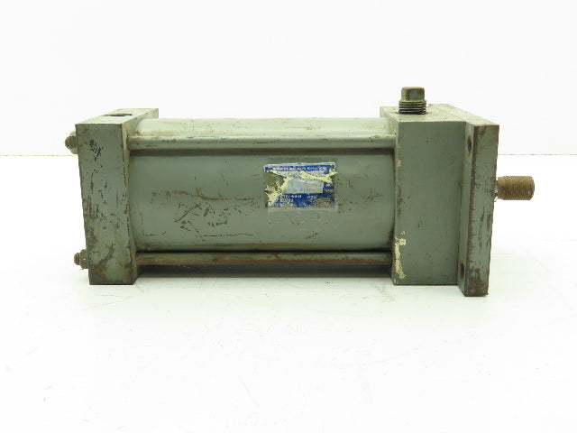 Miller AR61B Pneumatic Air Cylinder 4" Bore 6" Stroke 500 PSI Flange Mount
