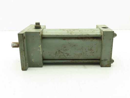 Miller AR61B Pneumatic Air Cylinder 4" Bore 6" Stroke 500 PSI Flange Mount