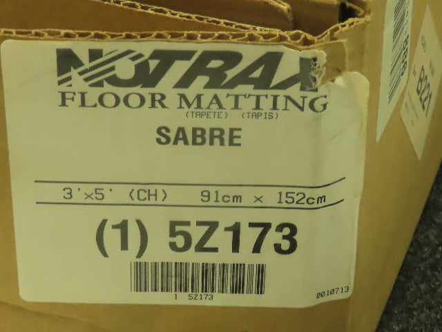 Notrax 130S0035CH Carpeted Entrance Mat Charcoal 3x5' Floor Matting