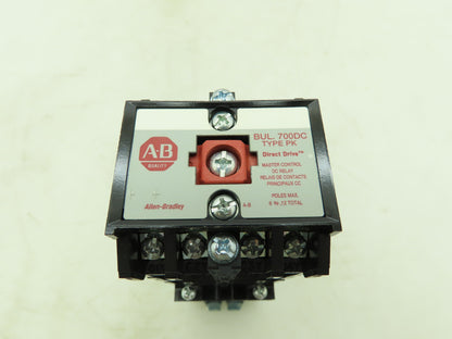 Allen Bradley 700DC-PH600Z24 Control Relay Type PH 600V 20A 24VDC Ser E