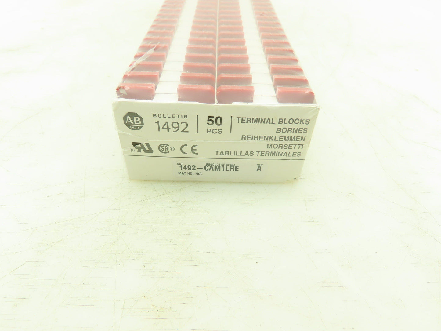 Allen Bradley 492-CAM1LRE Terminal Block Multi Rail Mount 1 Pole 55A 600V Ser A