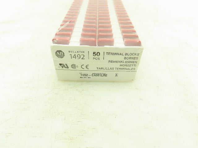Allen Bradley 492-CAM1LRE Terminal Block Multi Rail Mount 1 Pole 55A 600V Ser A