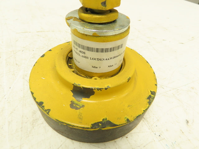 Louden Heavy Duty Steel Flangeless Crane Trolley Wheel 4.5" Dia  Lot of 2