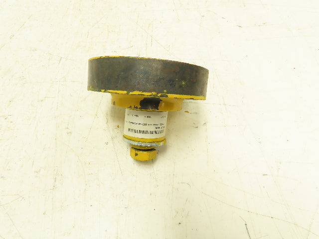 Louden Heavy Duty Steel Flangeless Crane Trolley Wheel 4.5" Dia  Lot of 2