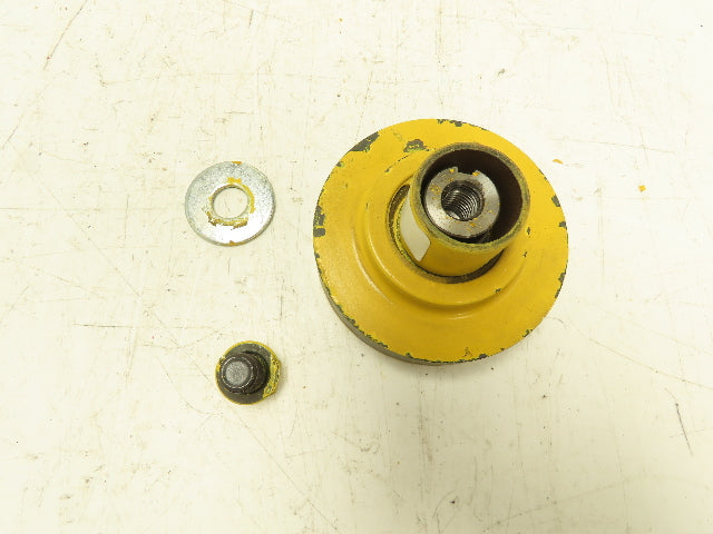 Louden Heavy Duty Steel Flangeless Crane Trolley Wheel 4.5" Dia  Lot of 2