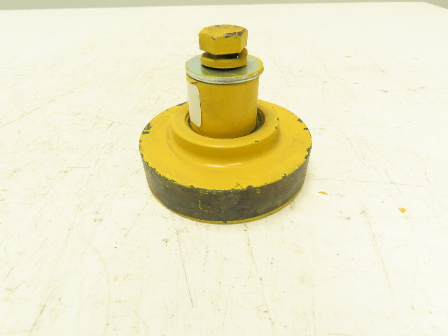 Louden Heavy Duty Steel Flangeless Crane Trolley Wheel 4.5" Dia  Lot of 2
