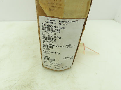 Allen Bradley 1771-OFE1 Analog Output Module 12 Bit Voltage Inputs