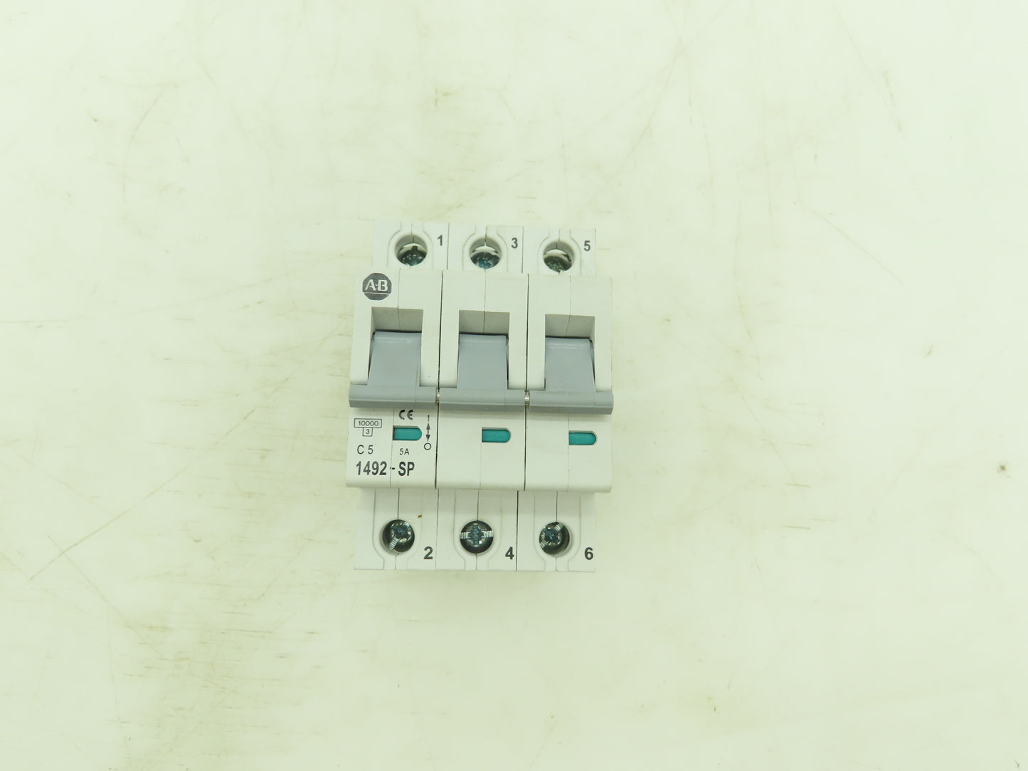 Allen Bradley 1492-SP3C050 Circuit Breaker 3 Pole 5A 480/277V Ser C
