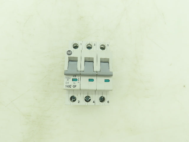 Allen Bradley 1492-SP3C050 Circuit Breaker 3 Pole 5A 480/277V Ser C