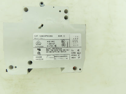 Allen Bradley 1492-SP3C050 Circuit Breaker 3 Pole 5A 480/277V Ser C
