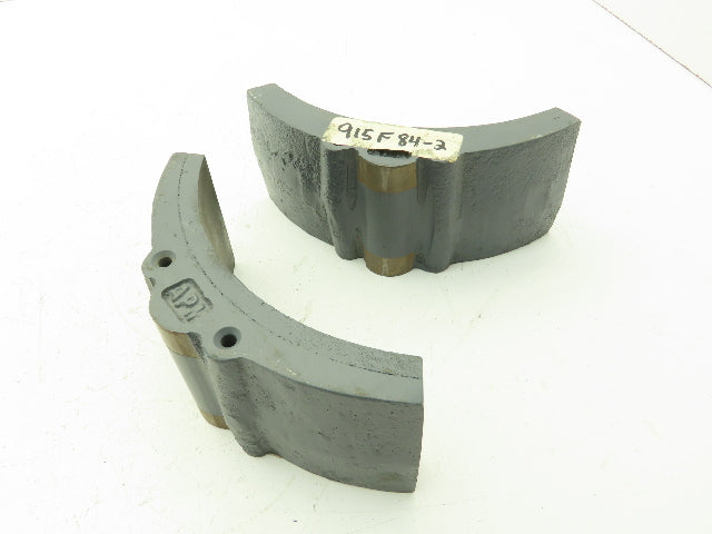 P&H Morris 915F84-2 Magnetic Brake Shoe 8"  Set of 2