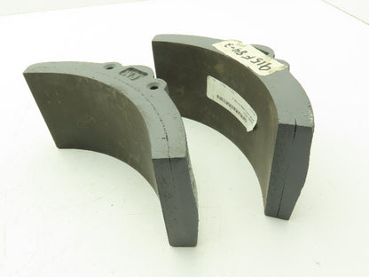 P&H Morris 915F84-2 Magnetic Brake Shoe 8"  Set of 2