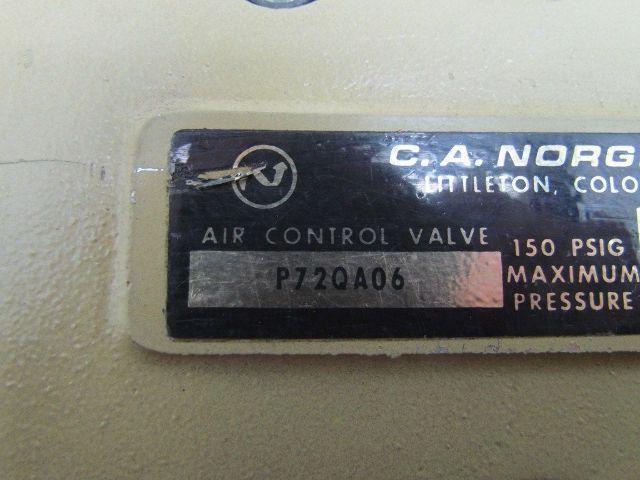 C.A. Norgen P72QA06 Air Control Valve 3/4" NPT Ports 4.5x5.5x13"