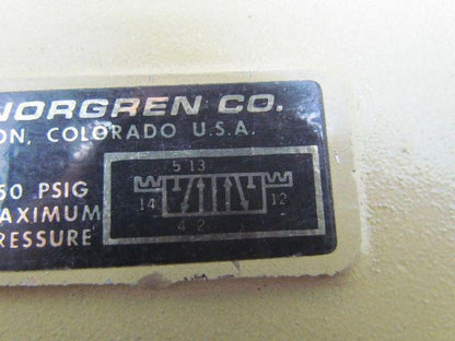 C.A. Norgen P72QA06 Air Control Valve 3/4" NPT Ports 4.5x5.5x13"