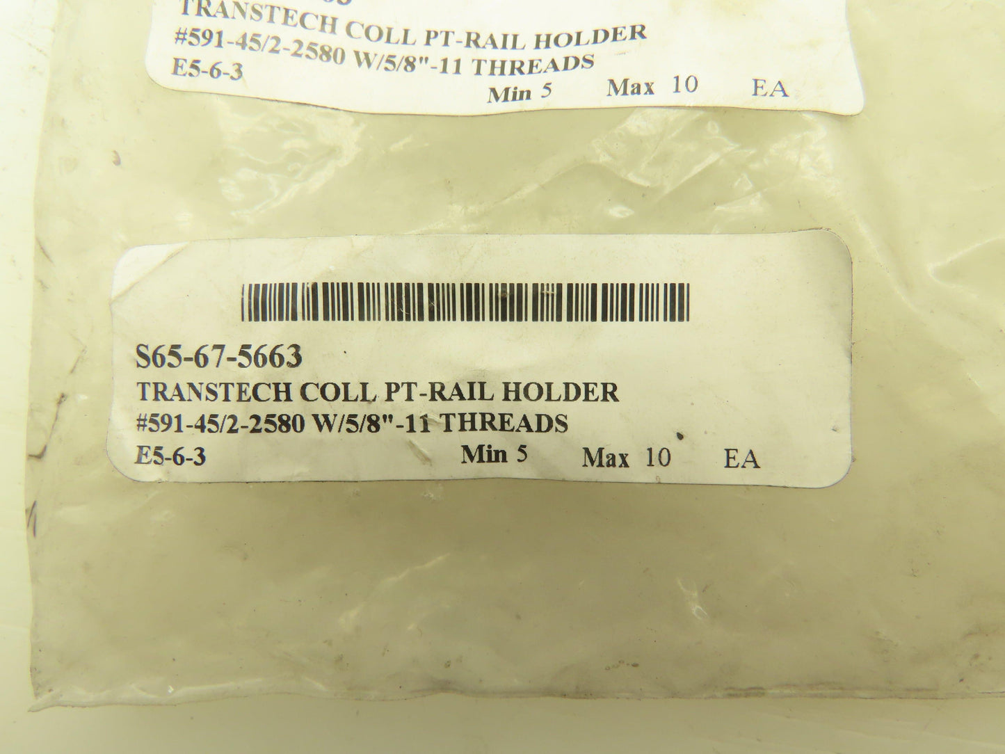 TransTech 8001NR Current Collector Rail Holder Clamp Bracket   Lot of 10