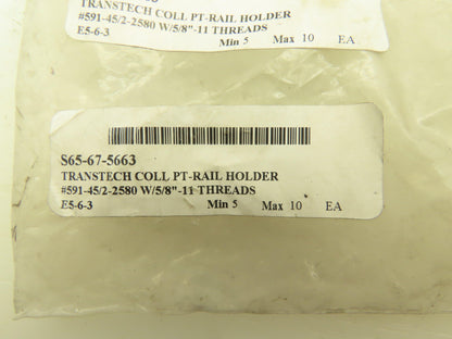 TransTech 8001NR Current Collector Rail Holder Clamp Bracket   Lot of 10