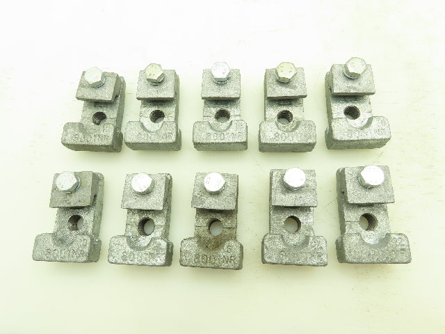 TransTech 8001NR Current Collector Rail Holder Clamp Bracket   Lot of 10