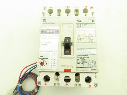 Allen Bradley 140M-I8P-B30S-CXM Motor Circuit Protector Breaker 3P 3A 3PH 600VAC
