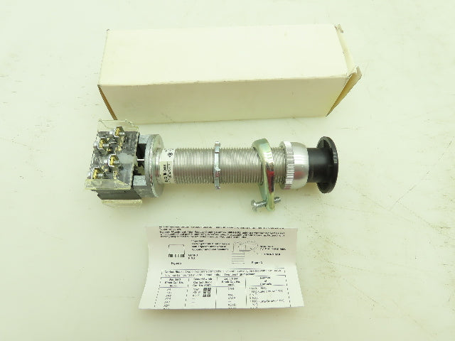 Allen Bradley 800HL-DP2B Mushroom Head Push Button Type 7 & 9 Ser A 2 NO 2 NC