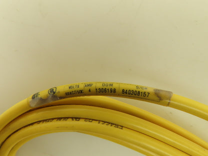 Woodhead Brad Harrison 404000A10M061 QD Cordset 4-Pin Female Straight 10M Cable