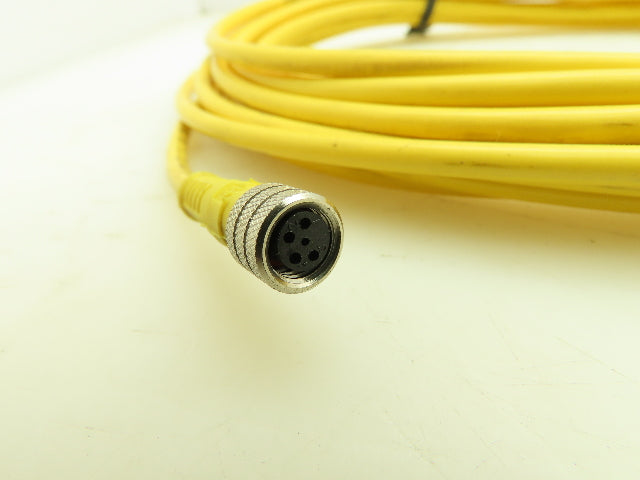 Woodhead Brad Harrison 404000A10M061 QD Cordset 4-Pin Female Straight 10M Cable