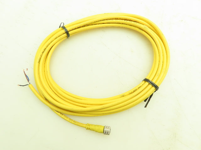 Woodhead Brad Harrison 404000A10M061 QD Cordset 4-Pin Female Straight 10M Cable