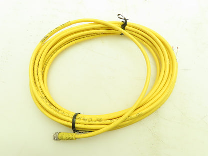 Woodhead Brad Harrison 404000A10M061 QD Cordset 4-Pin Female Straight 10M Cable