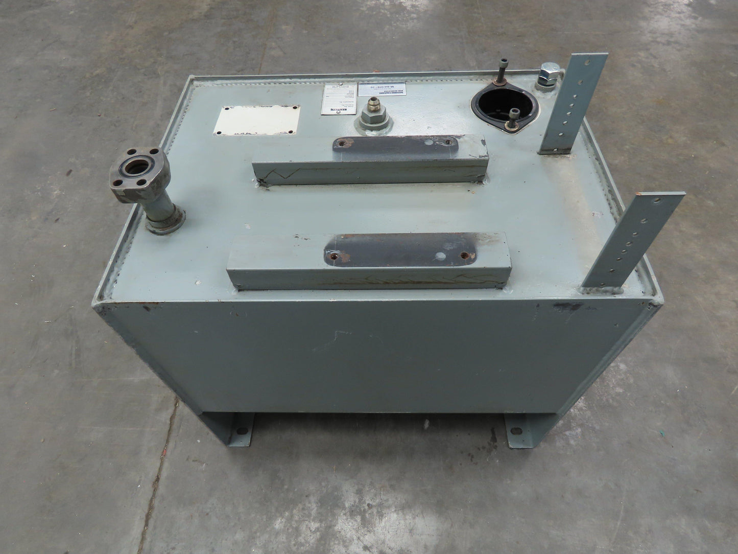 Rexroth Hydraulic Fluid Tank 20 Gallon Holding Tank SAE 4 Bolt 24x17x14"