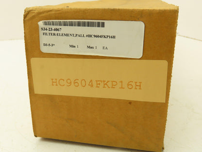 Pall HC9604FKP16H Hydraulic Filter Element Replacement