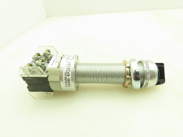 Allen Bradley 800HL-HP2KB6AAXX Heavy Duty Selector Switch 2NO 2NC Type Ser A