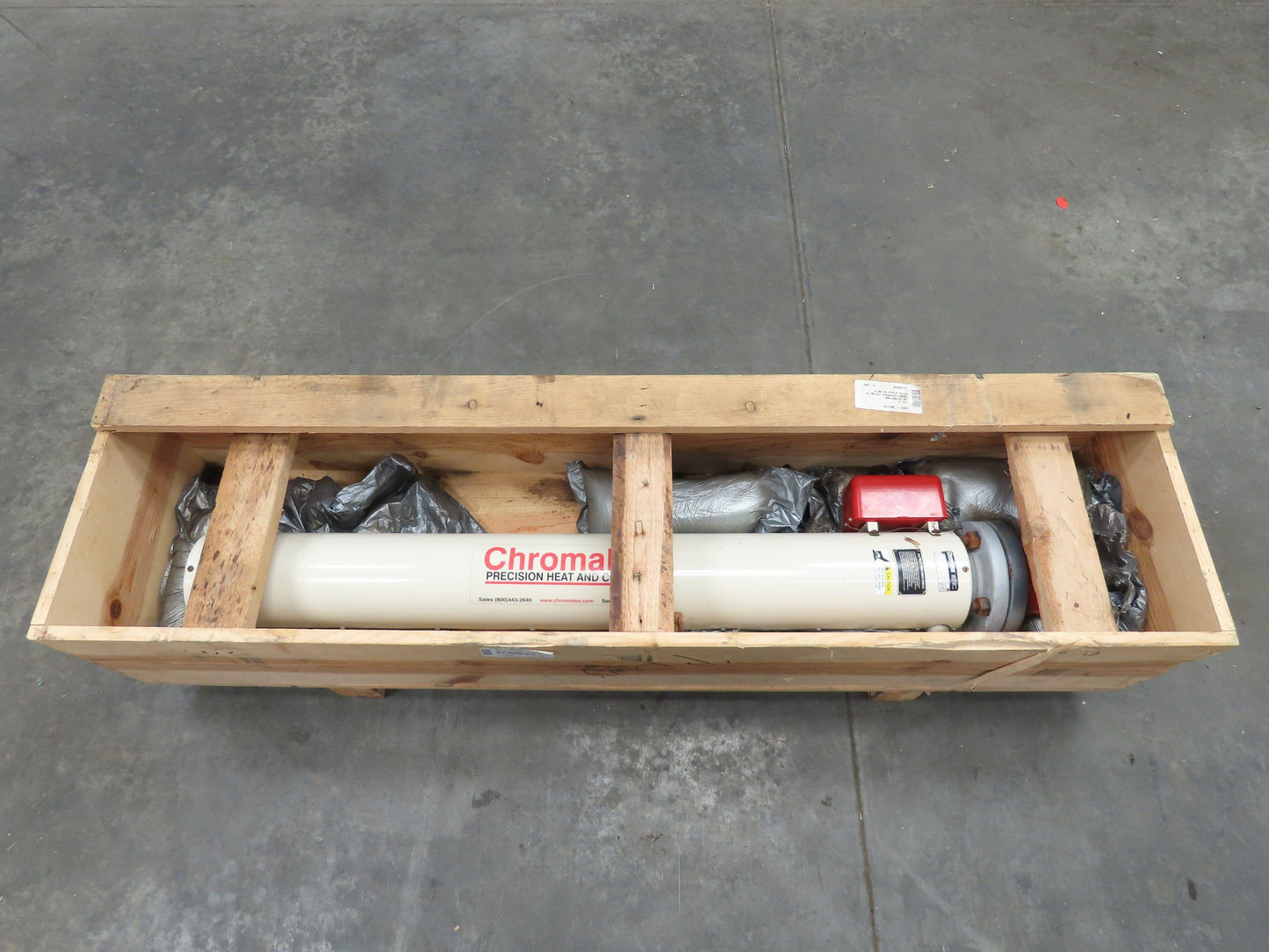 Chromalox NWH-03-018P-E1 Circulation Heater 18kw 240V 3Ph Thermostat 60-250°F