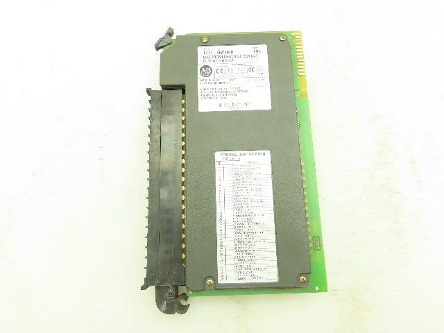 Allen Bradley 1771-0W16 Electromechanical Contact Output Module Ser B Rev F04