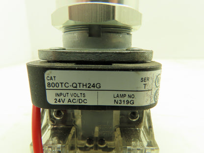 Allen Bradley 800TC-QTH24G Push To Test Button 30.5MM 1NO1 NC 24V AC/DC Ser T