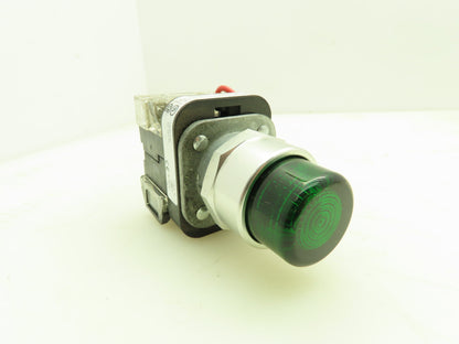 Allen Bradley 800TC-QTH24G Push To Test Button 30.5MM 1NO1 NC 24V AC/DC Ser T