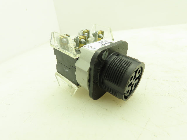 Allen Bradley 800H-JR91B Selector Switch 3 Position Spring Return Ser F