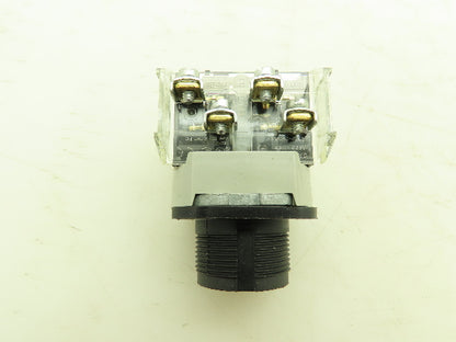 Allen Bradley 800H-JR91B Selector Switch 3 Position Spring Return Ser F