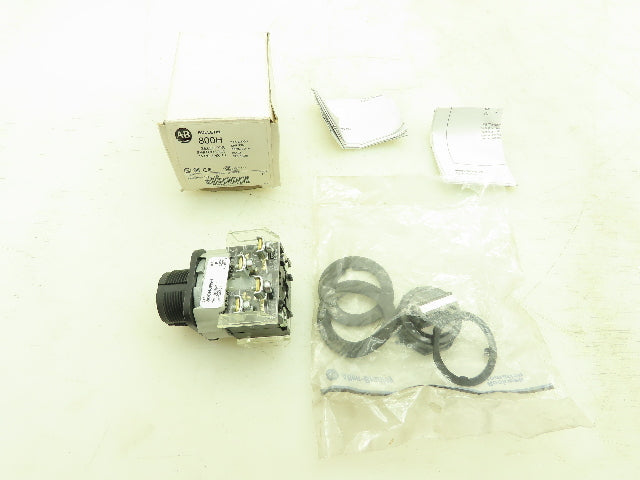Allen Bradley 800H-JR91B Selector Switch 3 Position Spring Return Ser F