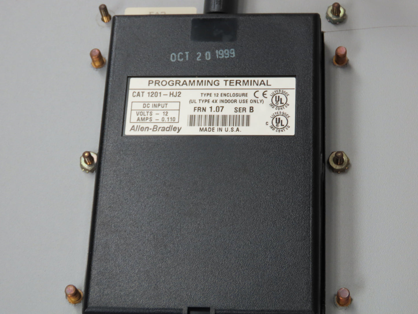 Allen Bradley 1201-HJ2 Sensorless Vector VFD Electrical Enclosure 61x34x14"