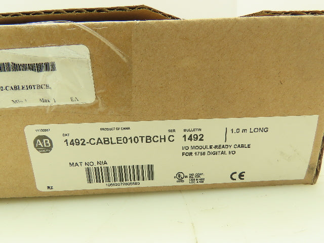 Allen Bradley 1492-CABLE010TBCH Digital Cable for 1756 I/O Module Ser C 36-Pin