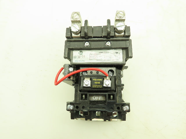 Allen Bradley 500-COB920 Motor Starter Contactor 600VAC Nema 2 Ser B 480V Coil