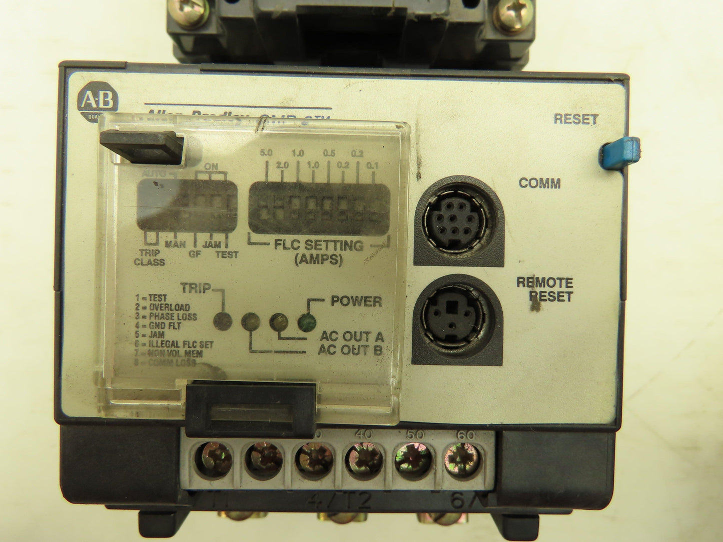 Allen Bradley 509-BOD-XXX Motor Starter Contactor Relay 120V Coil 600VAC 10HP